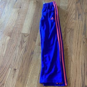 Adidas kids purple and pink sweatpants